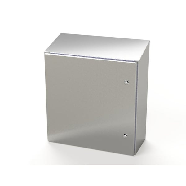 1/4 Turn Latch Electrical Enclosures, 24 in H, 10 in D, 24 in W, NEMA 3R, 4, 4X, 12, 13
